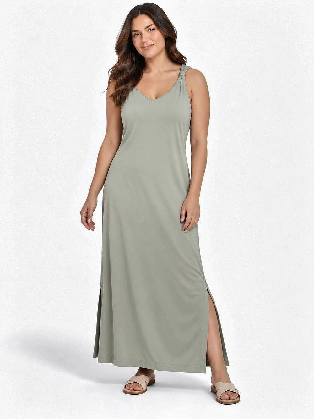 Columbia Chill River midi Dress Women's Sage Green
